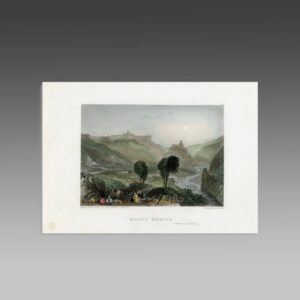 English Hand Colored Engraving
