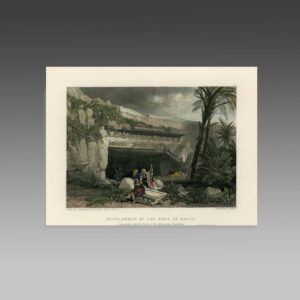 English Hand Colored Engraving