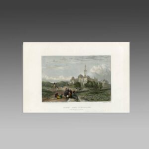 English Hand Colored Engraving