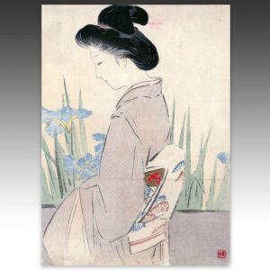 Japanese Kuchi-E Woodblock Print