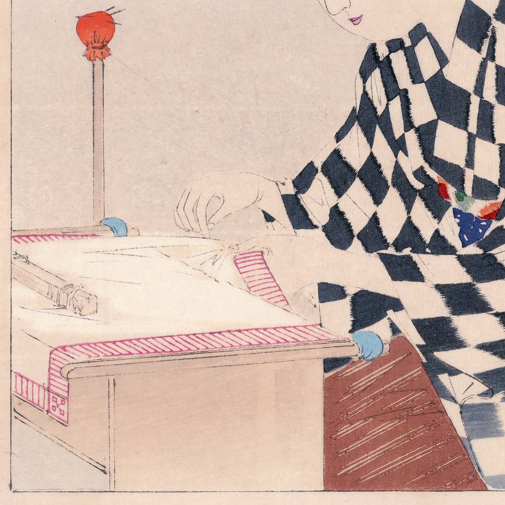 Japanese Kuchi-E Woodblock Print - Image 4