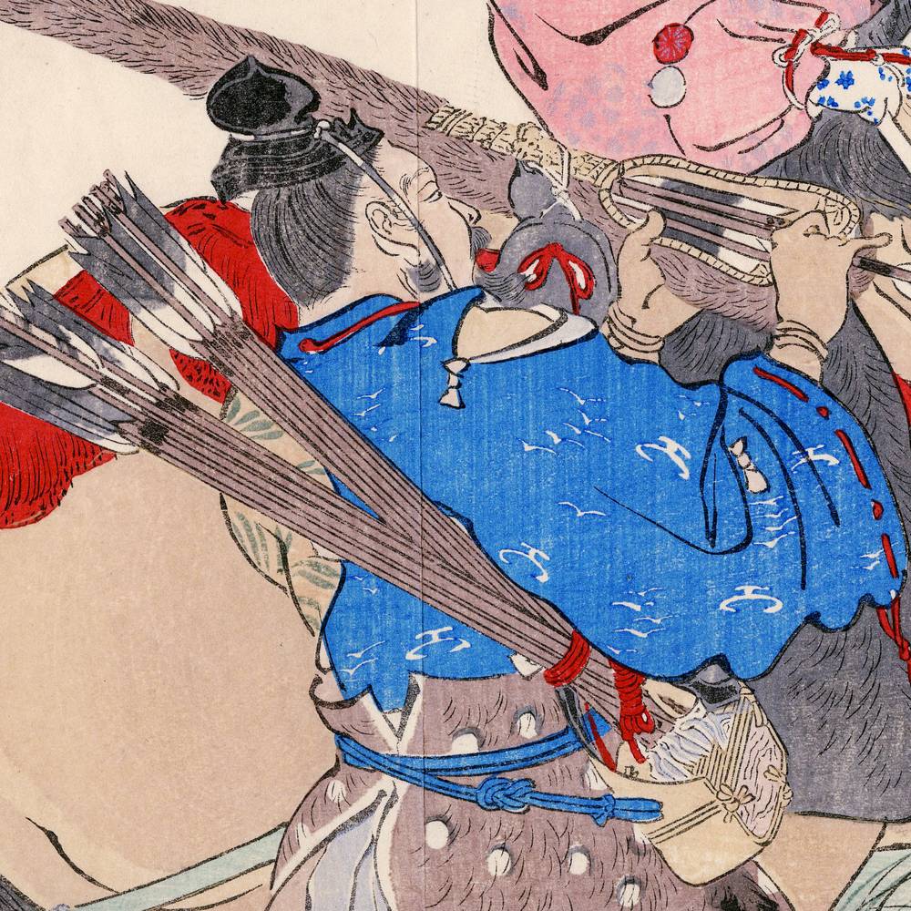 Japanese Kuchi-E Woodblock Print - Image 2