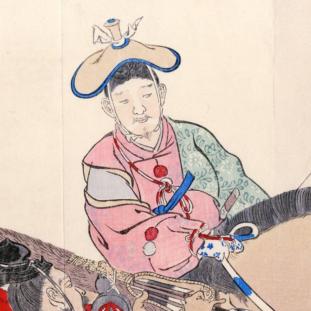 Japanese Kuchi-E Woodblock Print - Image 4