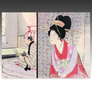 Japanese Kuchi-E Woodblock Print