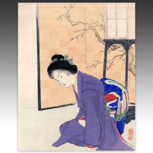 Japanese Kuchi-E Woodblock Print