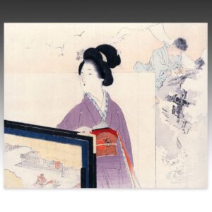 Japanese Kuchi-E Woodblock Print
