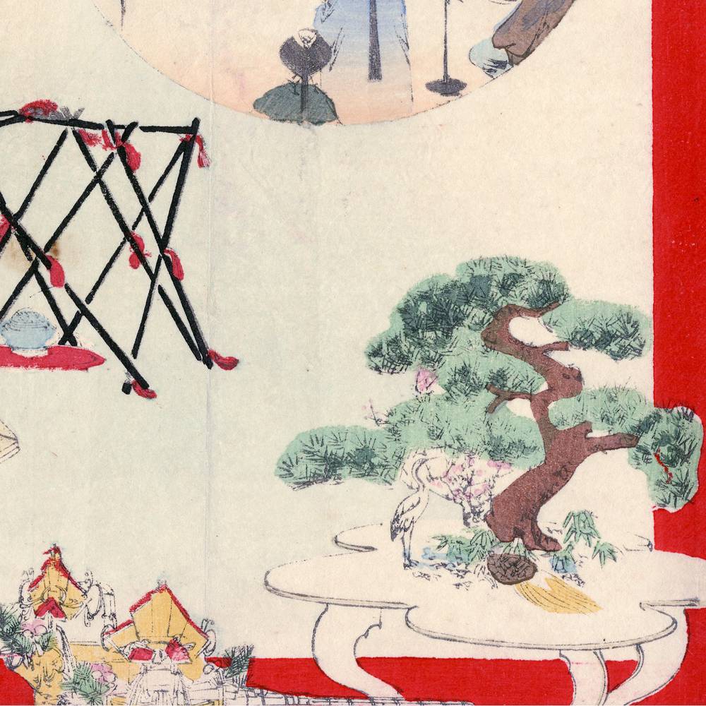 Japanese Kuchi-E Woodblock Print - Image 4