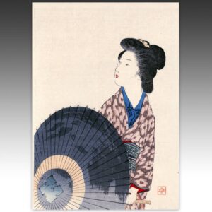 Japanese Kuchi-E Woodblock Print