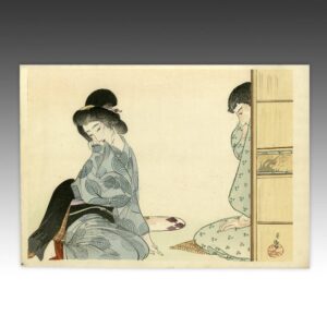 Japanese Kuchi-E Woodblock Print