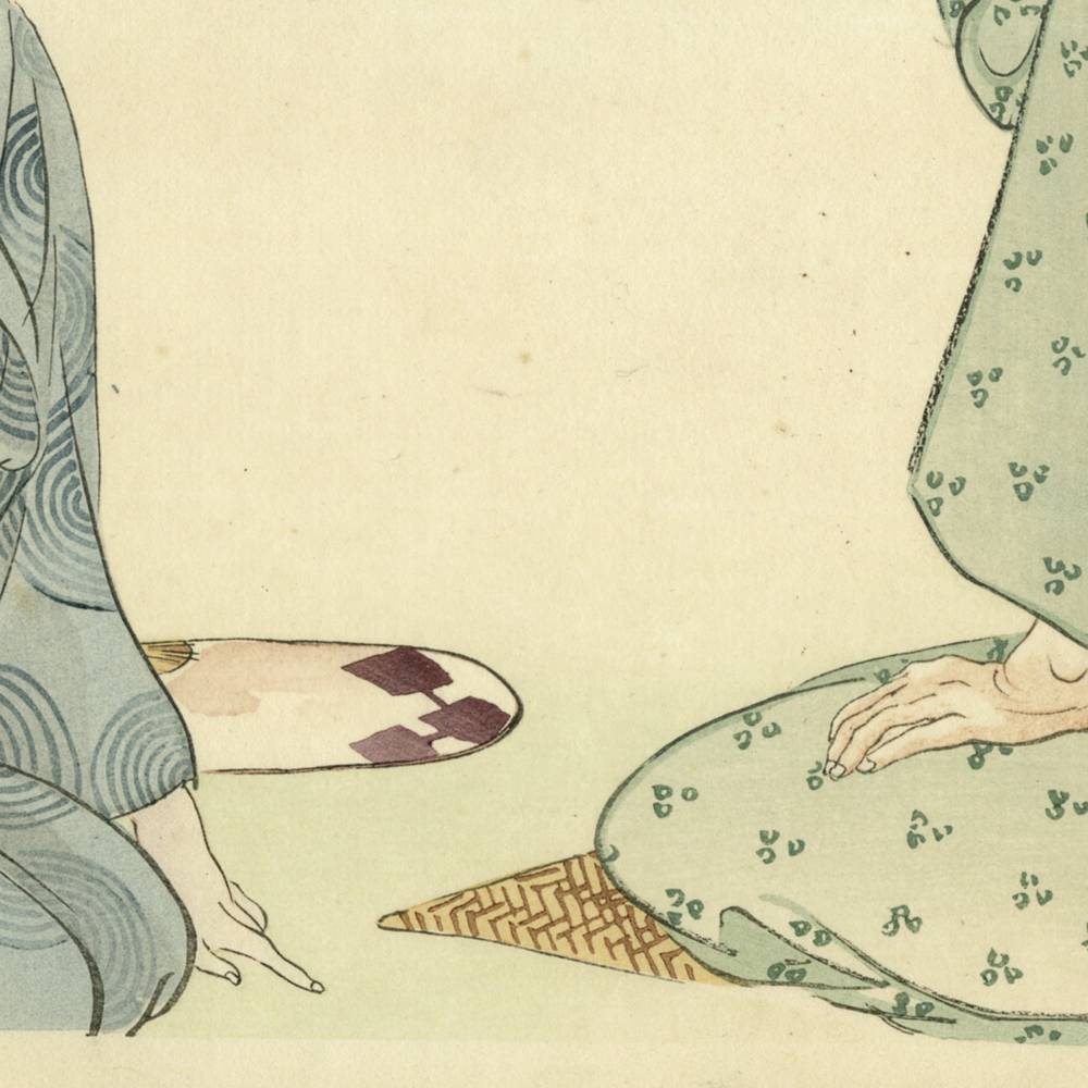 Japanese Kuchi-E Woodblock Print - Image 4
