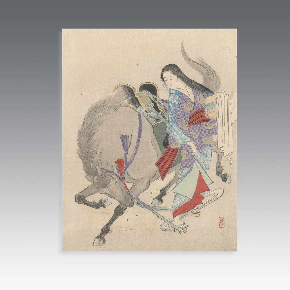 Japanese Kuchi-E Woodblock Print