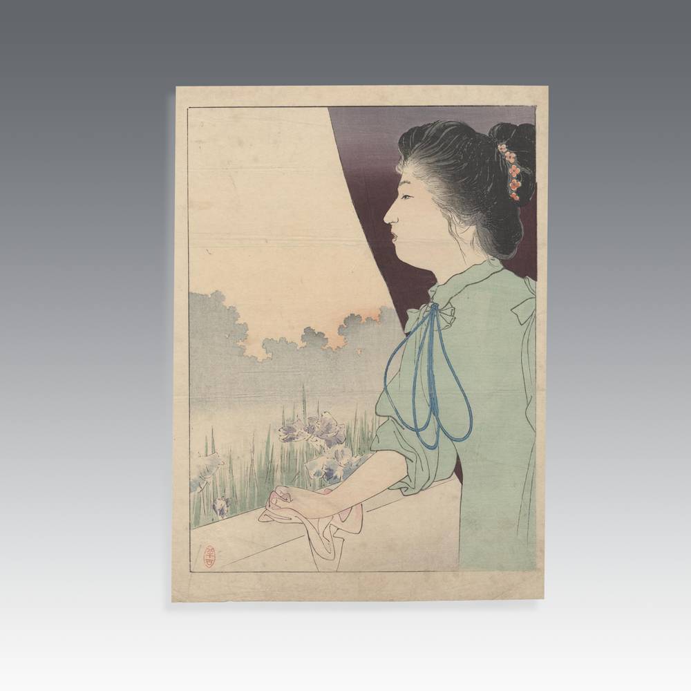 Japanese Kuchi-E Woodblock Print