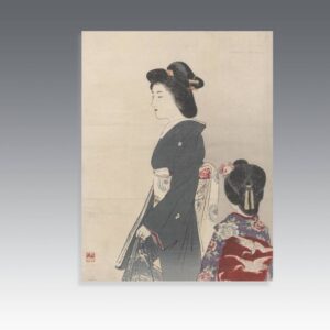Japanese Kuchi-E Woodblock Print