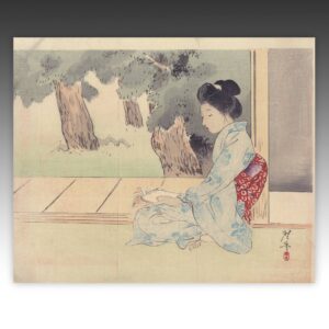 Japanese Kuchi-E Woodblock Print