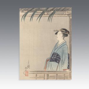 Japanese Kuchi-E Woodblock Print