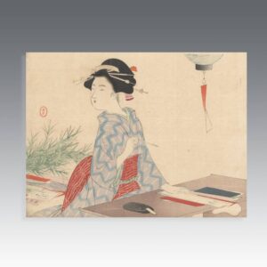 Japanese Kuchi-E Woodblock Print