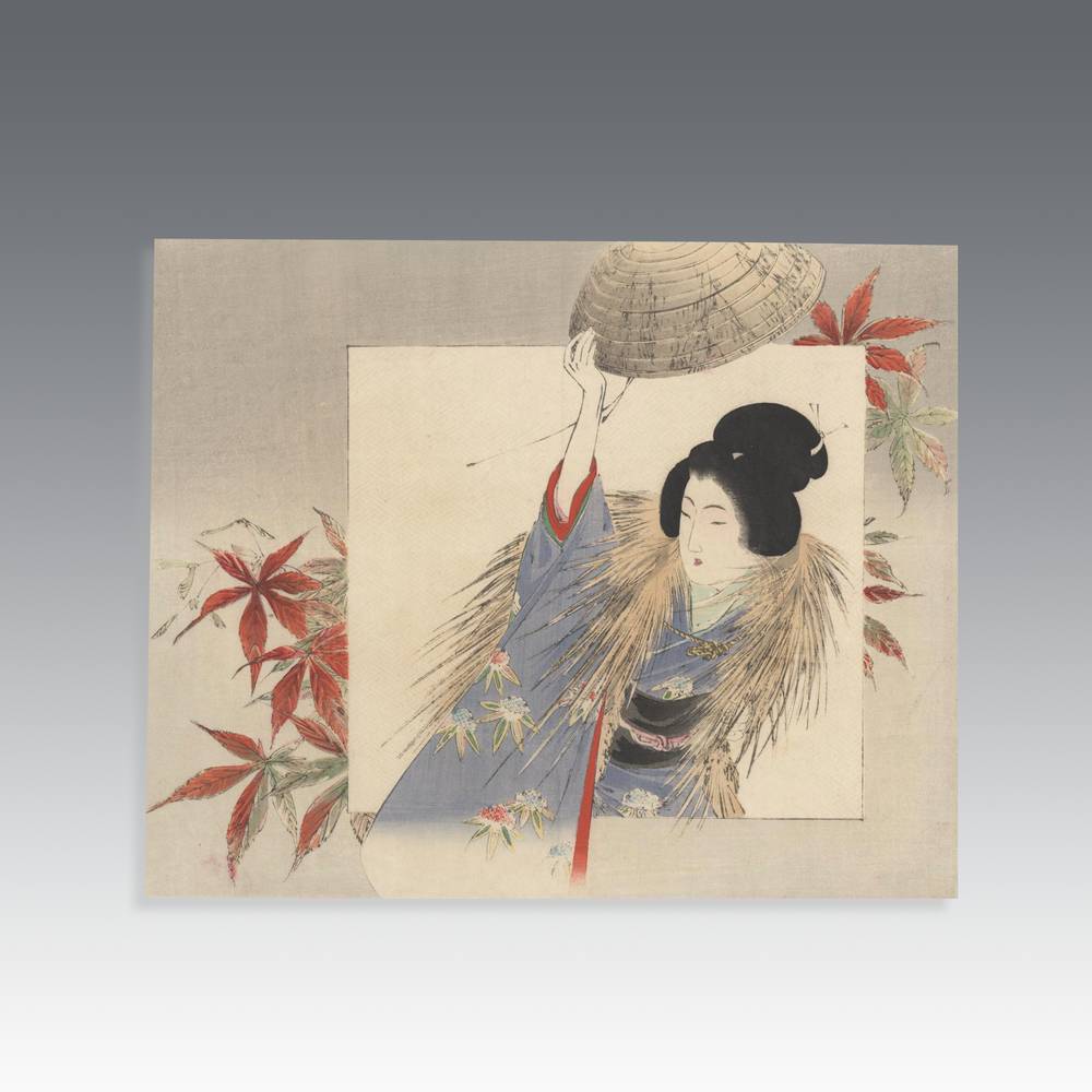 Japanese Kuchi-E Woodblock Print