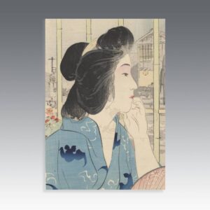 Japanese Kuchi-E Woodblock Print