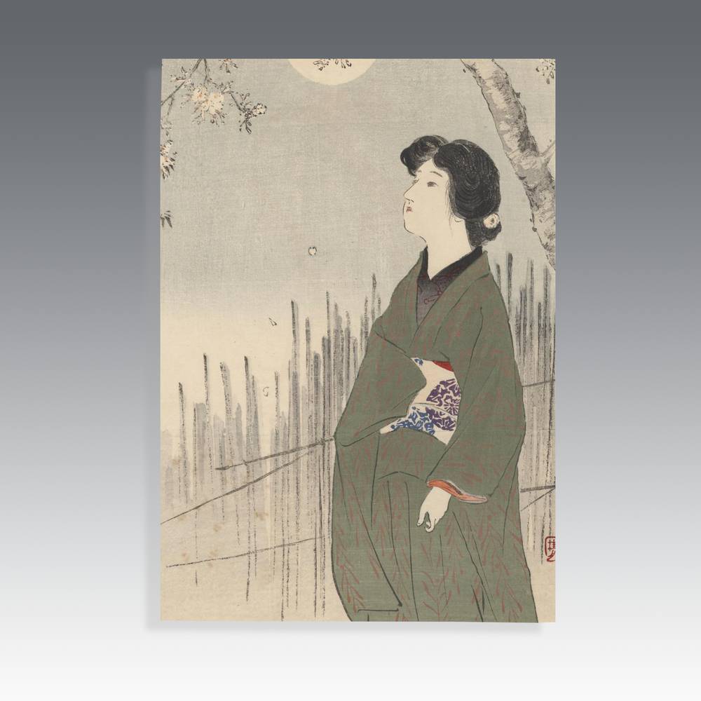 Japanese Kuchi-E Woodblock Print