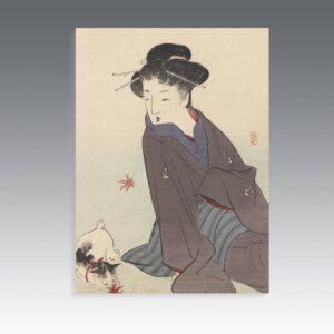 Japanese Kuchi-E Woodblock Print