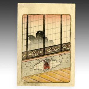 Japanese Shunga Woodblock Print
