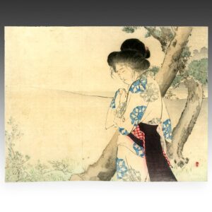 Japanese Kuchi-E Woodblock Print