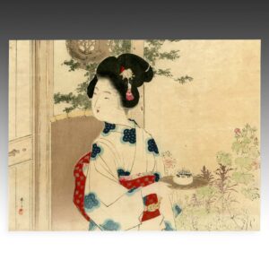 Japanese Kuchi-E Woodblock Print