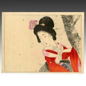 Japanese Kuchi-E Woodblock Print