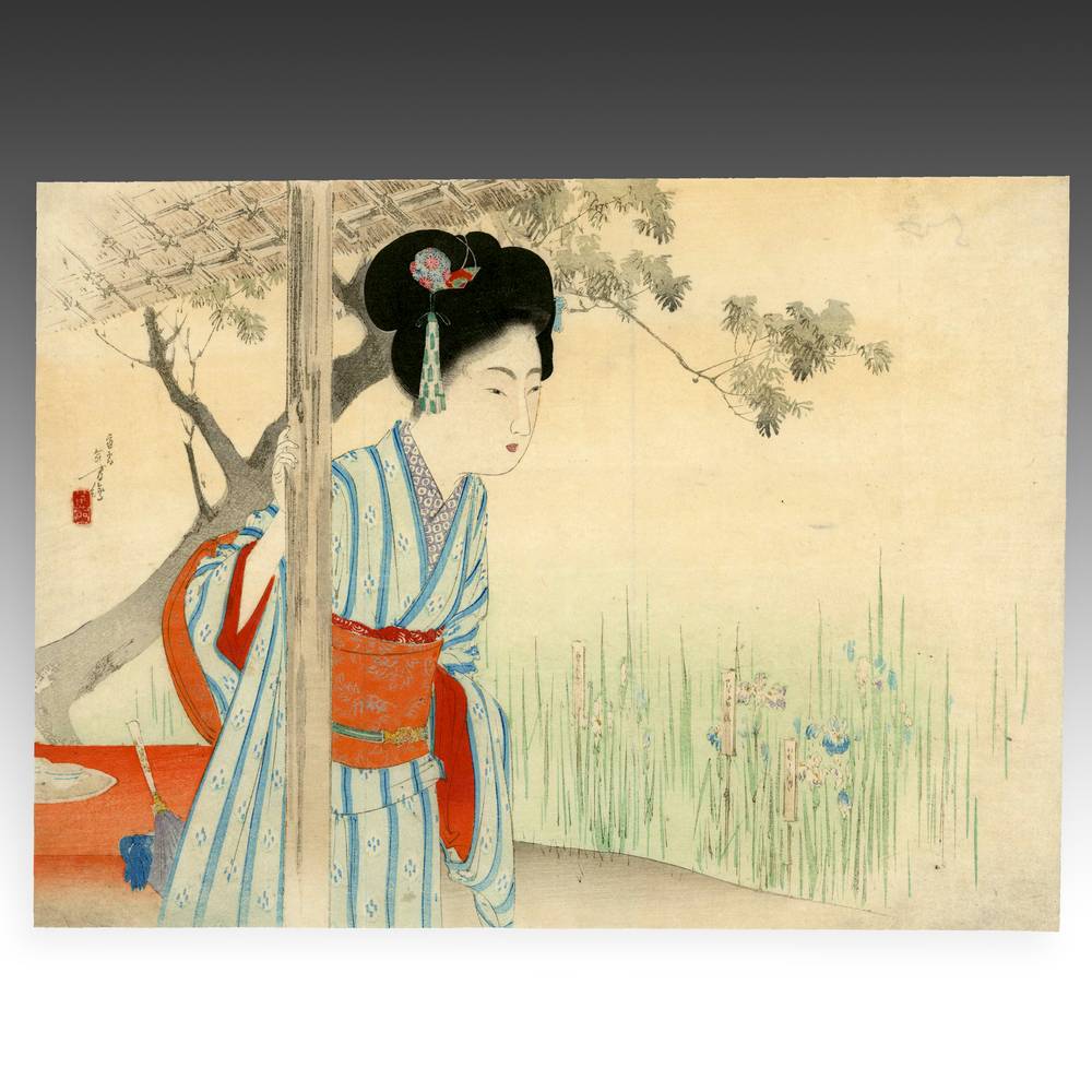 Japanese Kuchi-E Woodblock Print