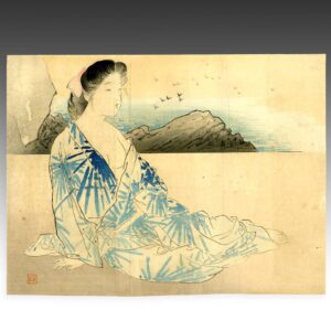 Japanese Kuchi-E Woodblock Print