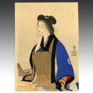 Japanese Kuchi-E Woodblock Print