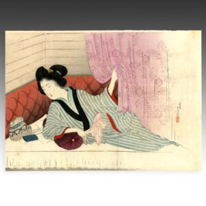 Japanese Kuchi-E Woodblock Print