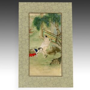 Chinese Silk Erotic Painting