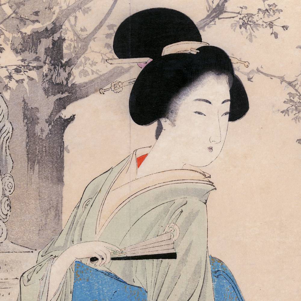 Japanese Kuchi-E Woodblock Print - Image 2