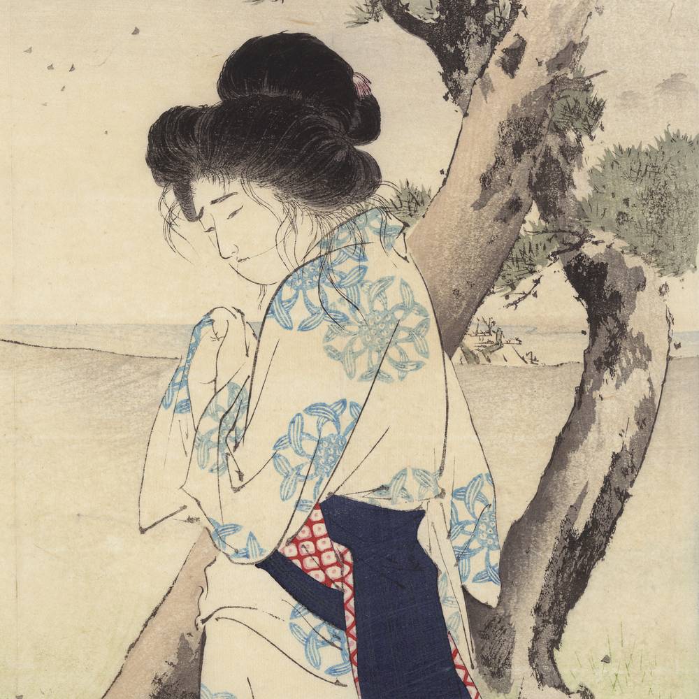 Japanese Kuchi-E Woodblock Print - Image 2
