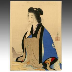 Japanese Kuchi-E Woodblock Print