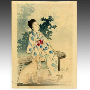 Japanese Kuchi-E Woodblock Print