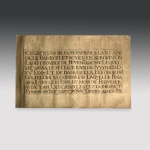 Brass Rubbing, Belgium