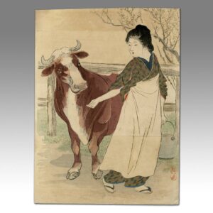 Japanese Kuchi-E Woodblock Print