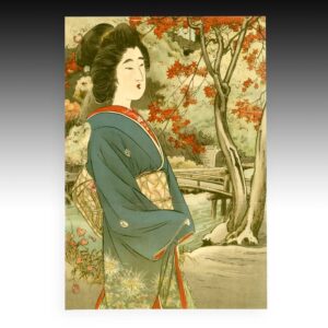 Japanese Kuchi-E Lithograph