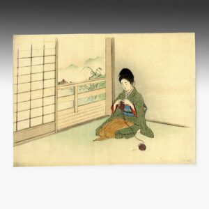 Japanese Kuchi-E Woodblock Print