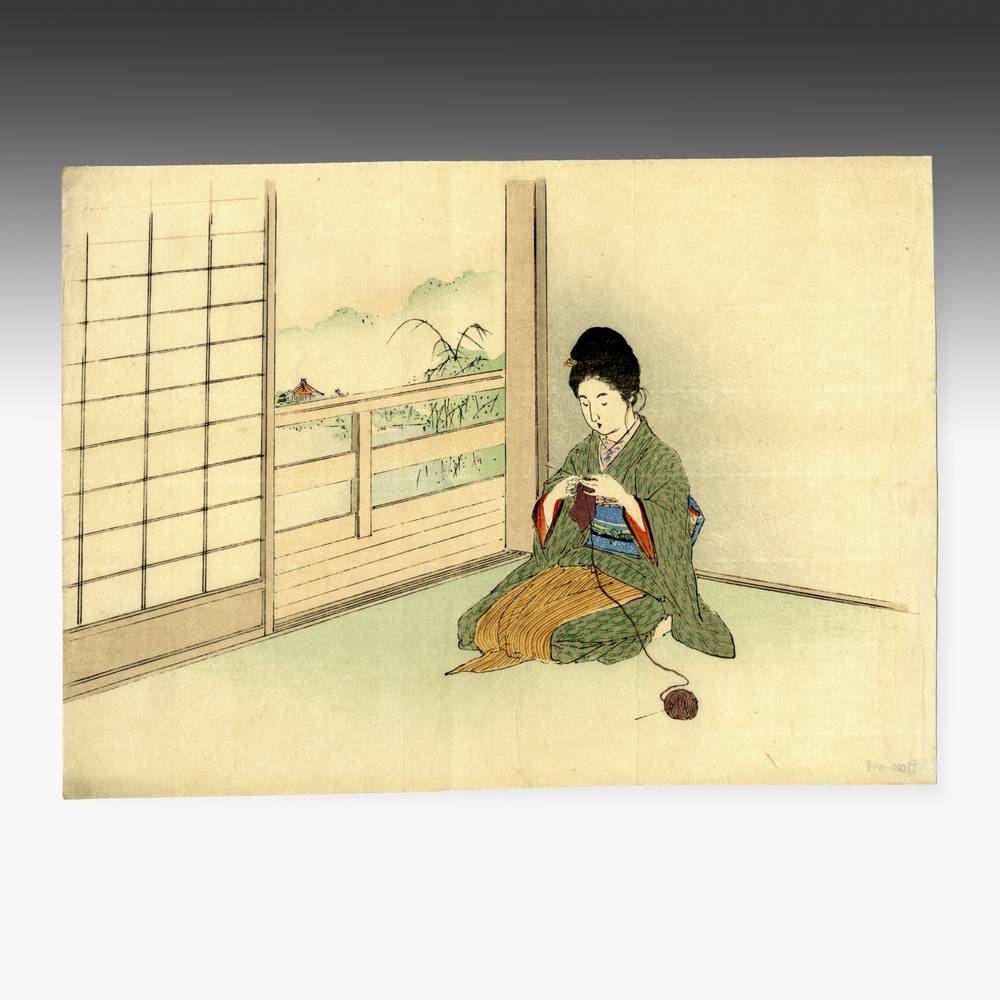 Japanese Kuchi-E Woodblock Print