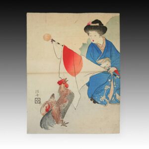 Japanese Kuchi-E Woodblock Print