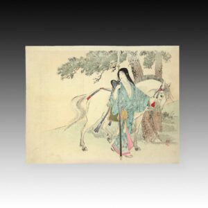 Japanese Kuchi-E Woodblock Print