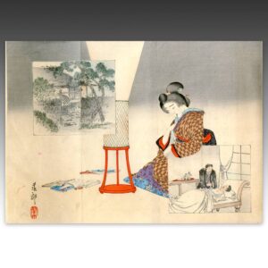 Japanese Kuchi-E Woodblock Print Book