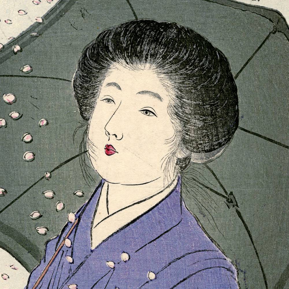 Japanese Kuchi-E Woodblock Print - Image 2