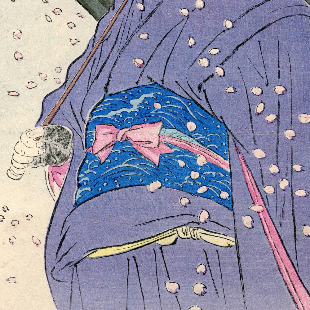 Japanese Kuchi-E Woodblock Print - Image 3