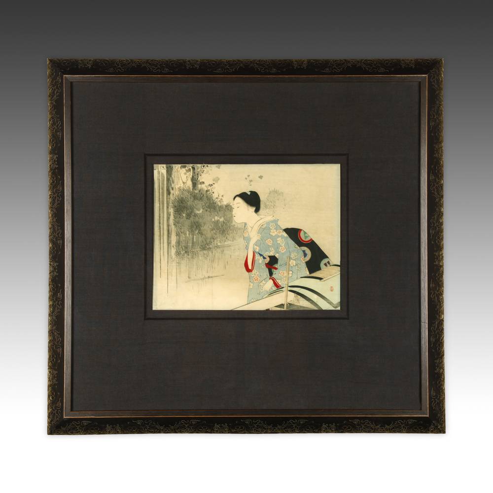Japanese Kuchi-E Woodblock Print
