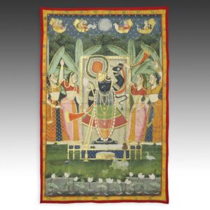 Indian Pichvai or Devotional Shrine Hanging