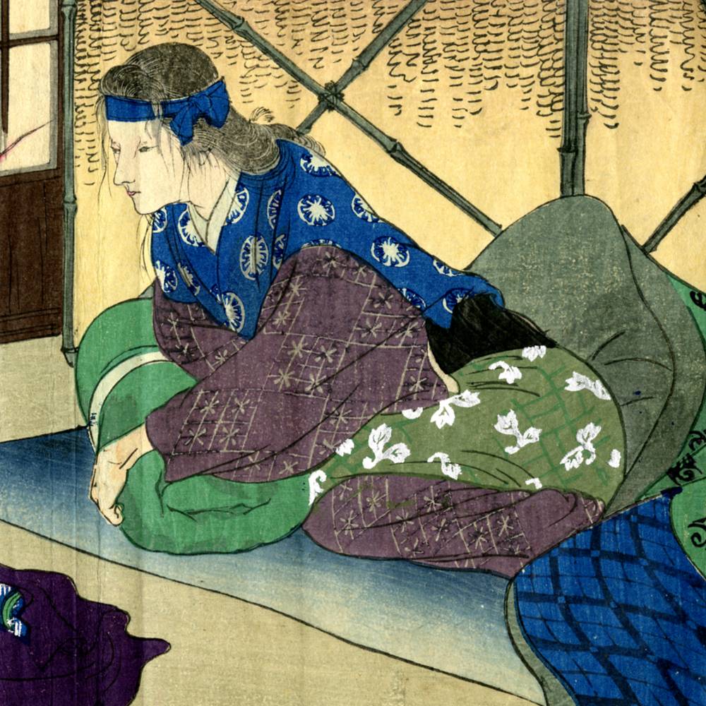 Japanese Kuchi-E Woodblock Print - Image 3